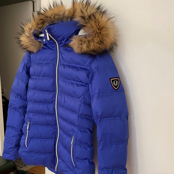 Sunice Women's Fiona Waterproof Quilted Stretch Jacket With Removable Fur Ruff - Picture 3 of 9